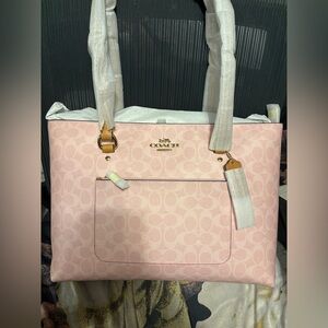 Coach Station Tote Bag (Powder Pink)